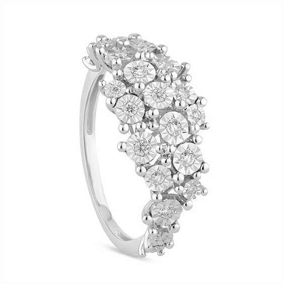 Anello Bliss Donna Bl masterbliss rugiada in Oro bianco Diamante 0.20 Ct 20114717 - 20114717